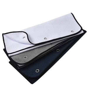 Serviette de golf gaufrée haute résistance et résistante aux déchirures pour caddies professionnels et tournois professionnels - Product Image 1