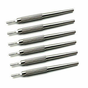 Jamso Industries JI-4676 Juego de 6 mangos rectos para bisturí n.º 3 Instrumentos Quirúrgicos Dentales de Acero Inoxidable con Certificación CE Clase I - Product Image 3