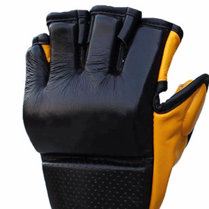 ถุงมือ MMA สำหรับฝึกซ้อมและการแข่งขัน รับผลิตโลโก้ตามสั่ง OEM แบรนด์ส่วนตัว ผู้ผลิตถุงมือ MMA หนังแท้แบบกำหนดเองสำหรับการต่อสู้ - Product Image 4
