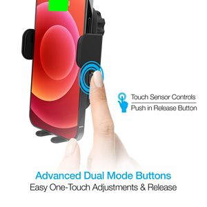 Supporto per Auto con Ricarica Wireless Smart Grip, Comodo Caricatore Automatico - Product Image 5