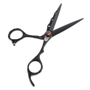6.0 Inch Black-blue New Fashion Design Beauty Barber Scissors Flat Scissors Tooth Hair Scissors - Product Image 5