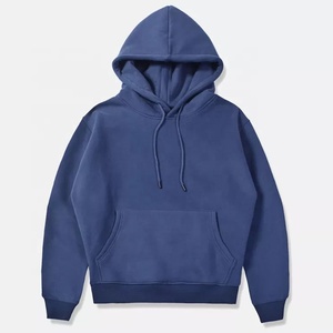 Street Custom Regular Fit Casual Men's Hooded Fleece Hoodies Blank <b>Plain</b> Bulk Winter <b>Jumper</b> Polyester/Cotton Quick Dry - Product Image 2