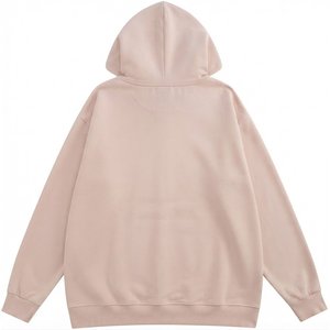 OEM Vente en gros très demandée : Sweat à capuche personnalisé pour femme en molleton 100% coton, style streetwear hiver, uni, décontracté, anti-plis, brodé, effet délavé - Product Image 4