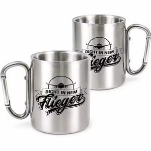 Ensemble de 2 grands gobelets en laiton pour les voyages, le camping, l'utilisation en extérieur, pour la bière et le café - Product Image 4