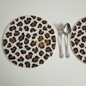 Elegant Luxury Round Satin Fabric <b>Beaded</b> Handmade <b>Placemats</b> for Hotels Restaurants Events-Bulk Supplier - Product Image 1