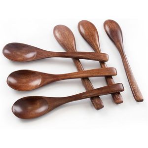 Set di 6 Cucchiai in Legno da 6 Pollici per Caffè, Tè, Miele, Marmellata, Sali da Bagno e Altri Usi - Product Image 1