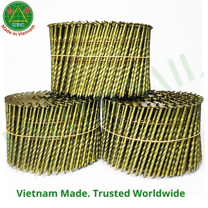 3" x 0.120 Coil <b>Nails</b> 4500pcs Durable Screw Shank for Air Gun Made in Vietnam | clavo en rollo - Product Image 3