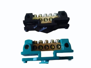 Premium aluminium copper neutral link 24 way high conductivity terminal <b>block</b> for electrical distribution boards - Product Image 1