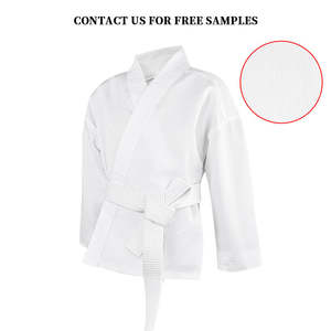 NESTA SPORTS – Tenue de karaté adulte de haute qualité, uniforme de karaté blanc en polyester et coton avec ceinture, support d'impression d'images - Product Image 5