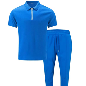 2026 New Selling Men's Tracksuit Summer Breathable Eco-Friendly 100% Cotton Tracksuit Factory-Made Casual Wear Outdoor - Product Image 1