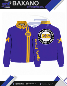 Chaqueta de Carreras de Sarga de Algodón Sigma Gamma Rho SGR para Mujer, Chaqueta de Motociclismo de Alto Rendimiento, Chaqueta de Motociclista de Alta Velocidad - Product Image 4