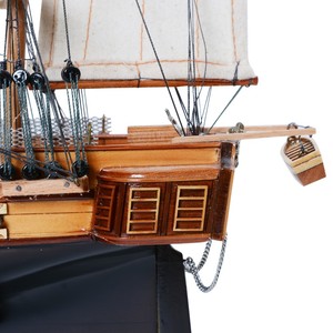 Modèle de bateau en bois USS Constitution, petit modèle artisanal de la flotte américaine, bateau à voile Old Ironsides, décoration, 57,15Lx19Wx49,53H cm - Product Image 3
