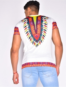 Chemise décontractée pour homme, sans col, à double boutonnage, à manches courtes, impression par sublimation, respirante, séchage rapide, 100% coton, pour l'été - Product Image 2