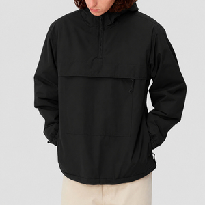 Custom Men's Lightweight Waterproof <b>Rain</b> <b>Jackets</b> Quarter Zipper <b>Jacket</b> Soft Shell Windbreaker with Zipper Closure Breathable - Product Image 5