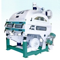 BAILONG TQSF120x2 Machine à éliminer les pierres du riz à double étage, séparateur de pierres par gravité spécifique, 7000-9000 Kg/h, 0.37*2 kW pour usage commercial