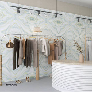 ANNEXY INTERNATIONAL Carreaux de porcelaine adhésifs brillants 600x1200mm Texture Pierre Antibactériens Résistants à l'usure pour Villa - Product Image 1