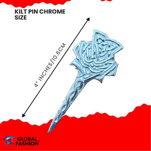 Oferta Especial: Pin para Kilt con Diseño Celta de Cardo Grande Escocés de las Tierras Altas, Decorativo Estilo Antiguo, Suministros de Fábrica - Product Image 3