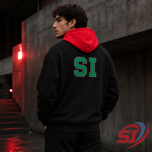 Sweat à capuche personnalisé Spider, coupe oversize, épais, streetwear, imprimé graphique, logo personnalisé, vente en gros OEM, pour homme - Product Image 5