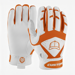 Gants de frappe de baseball en cuir souple d'origine, haute adhérence, fermeture à boucle, ambidextres pour joueurs adultes - Vente en gros - Product Image 3