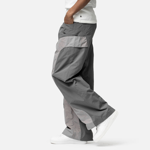 Pantalones Deportivos Colorblock para Hombre con Logotipo Personalizado, Pantalones de Chándal de Nailon y Poliéster, Bolsillo Tipo Paracaídas, Secado Rápido, Ropa Deportiva Ligera - Product Image 6