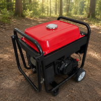 Tragbarer Benzin-Generator 196 CC Luftgekühlter Motor 120V 60 Hz 15A 11L Kraftstofftank 3600 U/min Seilzugstart für Privathaushalte