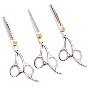 2026 Hair Scissors Stainless Steel Hair Cutting Haircut Set Thinning <b>Shears</b> Barber Hairdressing Scissors - Product Image 1
