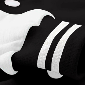 Vestes unisexes d'hiver surdimensionnées, style bomber, varsity, avec manches en laine brodées, motif dessin animé, qualité supérieure, fabrication OEM personnalisée. - Product Image 3