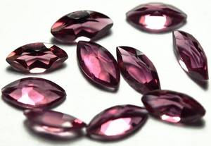 Pierre précieuse naturelle de qualité supérieure, grenat rhodolite violet, taille marquise facettée, pierres précieuses en vrac de forme marquise pour la joaillerie - Product Image 3