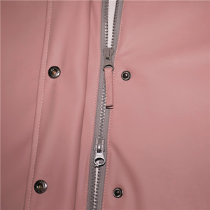 Trendy <b>Pink</b> Rain <b>Jacket</b> <b>Waterproof</b> Hooded Coat for Women Soft Matte Fashion Rainwear Casual Outdoor Windbreaker Elegant Top New - Product Image 6