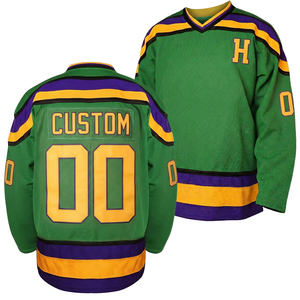 Jersey de Hockey sobre Hielo Personalizado de Primera Calidad, Tejido Transpirable que Absorbe la Humedad y de Secado Rápido, Logotipo del Equipo, Nombre y Número, Jersey al por Mayor - Product Image 2