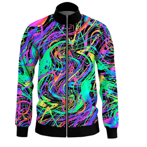 Survêtements personnalisables 100% coton unisexe, décontractés, grandes tailles, sublimation, vêtements de sport d'hiver de haute qualité, impression par sublimation - Product Image 3