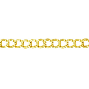 สร้อยข้อมือผู้ชายชุบทอง 14K 18K 24K แบบขายส่ง ลายโซ่กลมคู่ สร้อยข้อมือแบบโซ่กลม Kadi สร้อยข้อมือทองเหลืองลายเชื่อมต่อกัน - Product Image 3