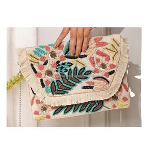 Bolso de mano tipo sobre con cuentas de la India para mujer, pochette de noche, hecho a mano, lujosa y lujosa, para Guru y Kirpa - Product Image 6