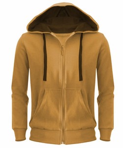 Custom Men Zip Up Hoodie Cotton Fleece Sweatshirt Casual Streetwear <b>Jacket</b> Bulk Apparel Supply - Product Image 5