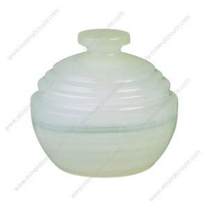 Pot à bonbons en onyx blanc pour la vente en ligne, best-seller, élégant, sculpté à la main, pots en onyx et marbre en gros - Product Image 4
