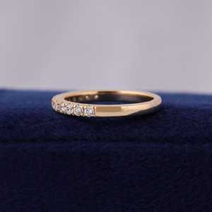 แหวนทองคำขาว 14K ชุบทองคำขาว ประดับเพชรทรงบริลเลียนต์ CVD ที่ได้รับการรับรองจาก IGI ดีไซน์แบบชาติพันธุ์ VS1 สี F เครื่องประดับสำหรับผู้หญิง - Product Image 5