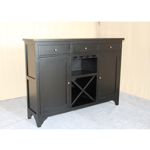 An Elegant Beautifully Crafted Modern 3-SECTION wine <b>cabinet</b> combining stylish storage made from Mahogany Wood - Product Image 1