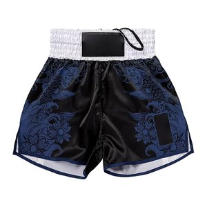 Pantalones Cortos de Muay Thai Personalizados con Estampado de Dragón, para Hombre y Mujer, para Kickboxing, 100% Poliéster, Ajuste Holgado, Transpirables, para Gimnasio, Fitness y Entrenamiento - Product Image 2