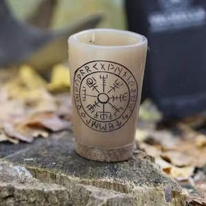 Cuernos de Beber Vikingos Ecológicos Hechos a Mano (Cuerno de Búfalo) con Diseño Tallado para Decoración Moderna del Hogar - Product Image 6