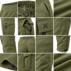 <b>Women's</b> Cargo & <b>Utility</b> Leisure Pants | Black White Beige Red Blue Green | Sports Apparel Manufacturer | OEM ODM | Custom Logo | - Product Image 4