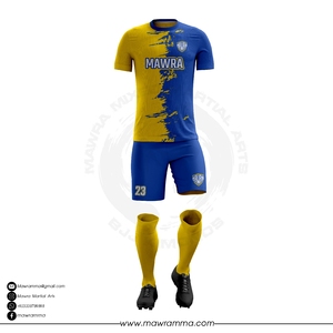 Wholesale Custom Soccer Uniforms Men Professional Team Sport Jersey Breathable Moisture Wicking Athletic Match <b>Kit</b> High Quality - Product Image 5