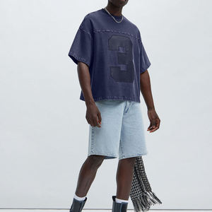 เสื้อเชิ้ตผู้ชาย ผ้าฝ้าย 100% พิมพ์โลโก้ เสื้อยืดสั่งทำ - Product Image 4