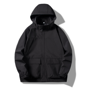 Chaqueta Softshell Impermeable y Transpirable para Hombre, con Cierre, Bolsillos Grandes, Diseño Ligero Informal, con Capucha, UPF 35+, para Pesca - Product Image 4