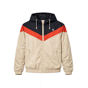 Color Block Zip Windbreaker Rain <b>jacket</b> for <b>men</b> Waterproof Hooded Streetwear Custom Logo High Quality Outerwear Wholesale OEM - Product Image 3