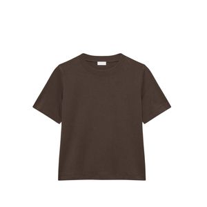 Women Cotton T Shirt Basic Casual Regular Fit Short Sleeve Crew Neck Daily Wear Tee OEM ODM Manufacturer Custom Wholesale - Product Image 1