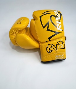 Gants de boxe Sanda de style Guerrero RFX Rival professionnels |   Gants d'entraînement et de combat en cuir véritable antidérapants et absorbant l'humidité | - Product Image 1