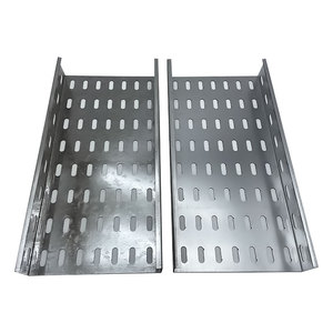 ถาดสายเคเบิลชุบสังกะสีแบบจุ่มร้อนถาดเจาะรูและรางโลหะ - Product Image 1