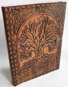 Diario de Cuero Árbol de la Vida – Cuaderno con Grabado en Relieve, Diario Celta, Diario de Viaje, Cuaderno de Bocetos, Regalo - Product Image 2