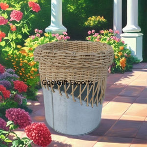 Venta caliente Natural Seagrass Plant Maceta Cesta de almacenamiento Hecho a mano Producto ecológico Ventas al por mayor - Product Image 3