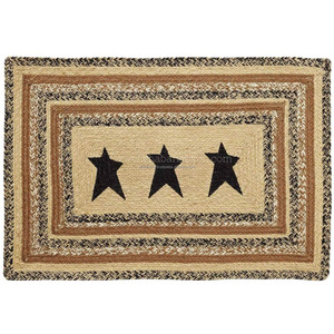 Alfombra de yute de algodón 100% para exteriores e interiores, alfombra de yute trenzada rectangular para cocina y decoración del hogar, alfombra de yute de área grande sostenible - Product Image 4